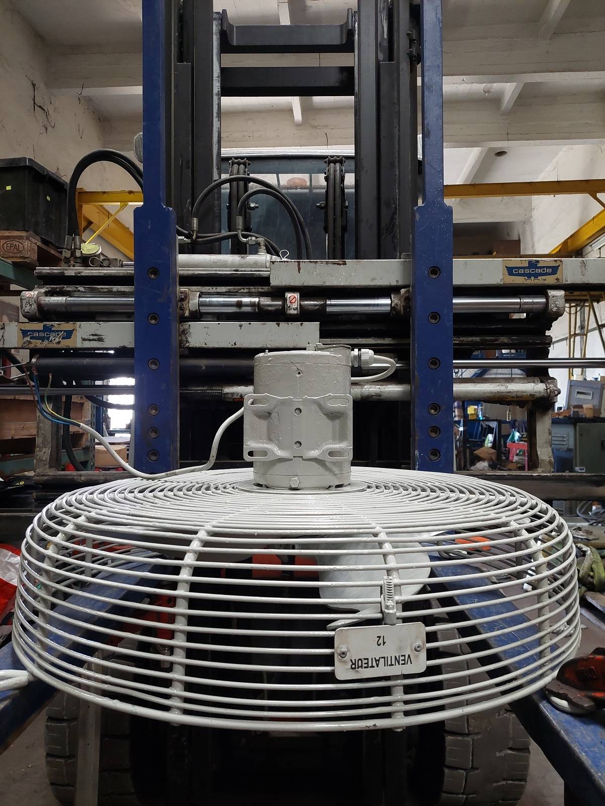 Equilibrage et analyse vibratoire de moto-ventilateur en atelier à Martigues