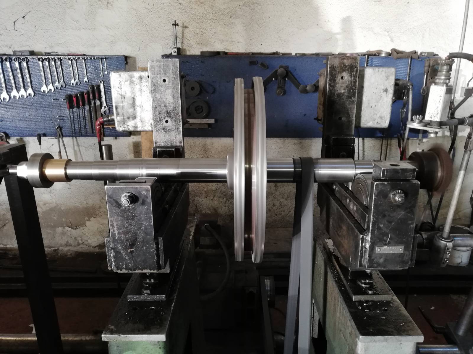 Turbine à vapeur double roues