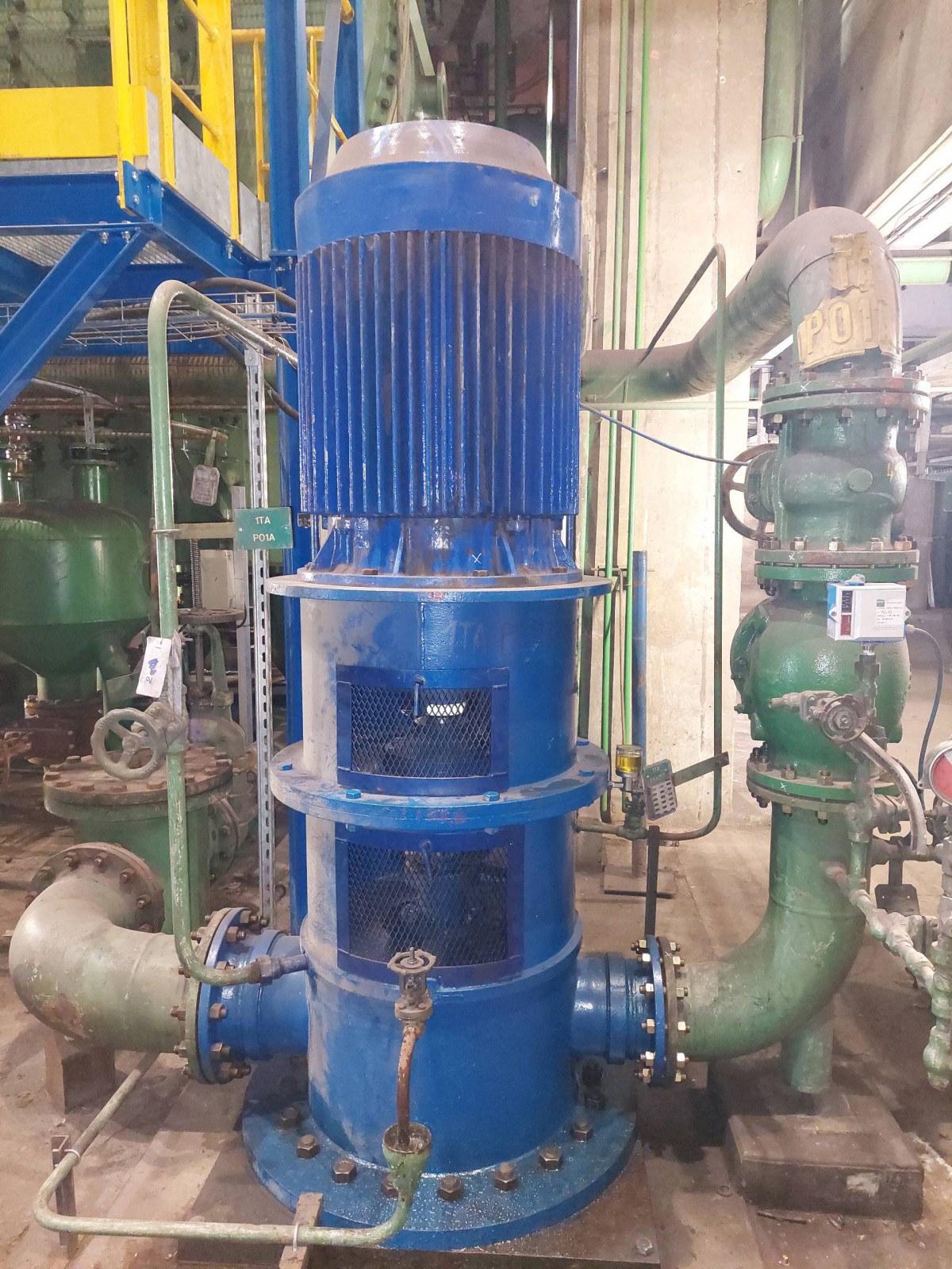 Equilibrage et analyse vibratoire d'une pompe verticale sur site à Fos sur Mer